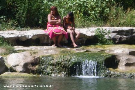 Fraîcheur vivifiante des nombreuses sources qui alimentent la rivière